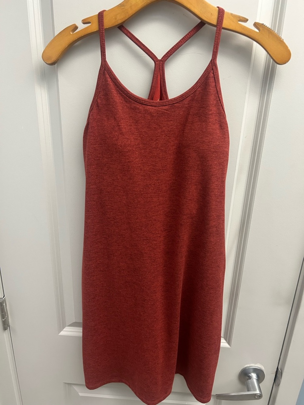 Kyodan Heathered Rust Red Tank Dress